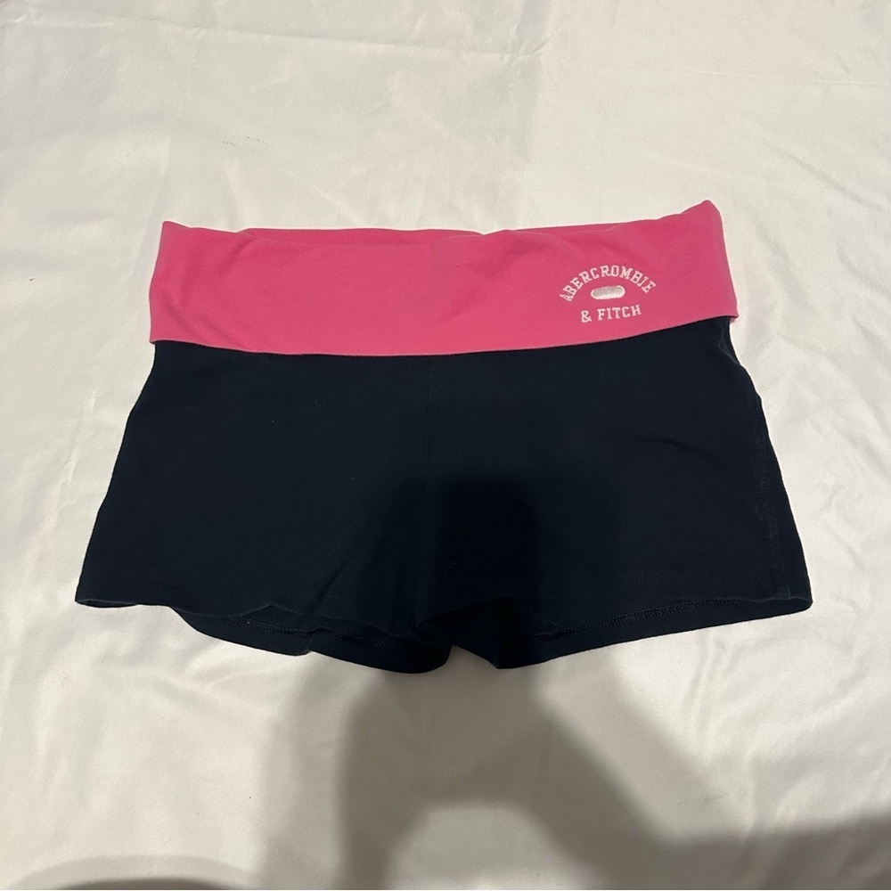 Y2K Abercrombie and fitch PINK YOGA SHORTIE SHORTS